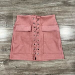 Pacsun Pink Skirt High Rise Medium